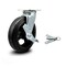 Service Caster 8 Inch Rubber on Steel Caster with Roller Bearing and Brake/Swivel Lock SCC SCC-30CS820-RSR-TLB-BSL - alternate 1